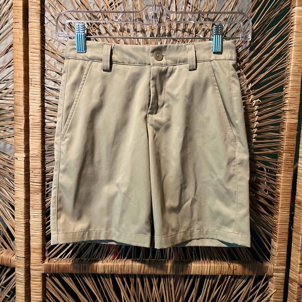 Under Armour Kids' Tan Shorts (D)